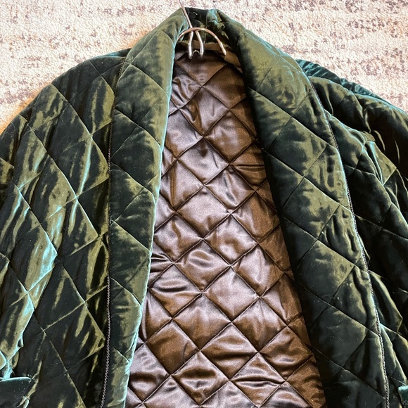 Velour coat